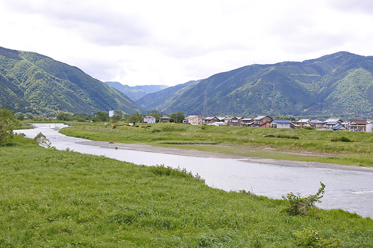 Paysage de l'ancien village de Kasuga