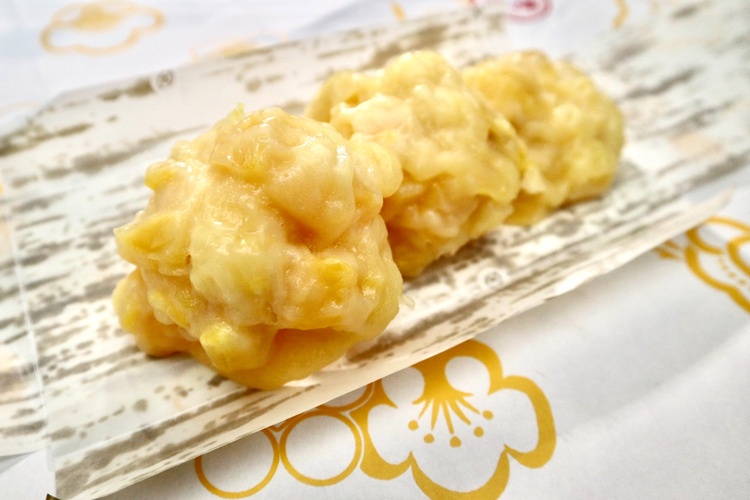 Baikado continue de transmettre le goût de sa ville natale, les « Oni Manju » (petits pains démoniaques).