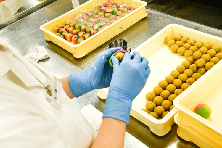 Des douceurs japonaises, chacune confectionnée avec un soin tout particulier.