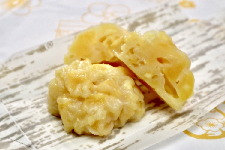 La spécialité «Oni Manju» est préparée avec une grande quantité de patates douces.