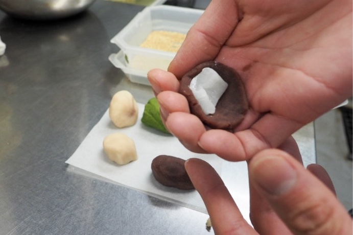 Le "Koryo mochi" est préparé sur commande.