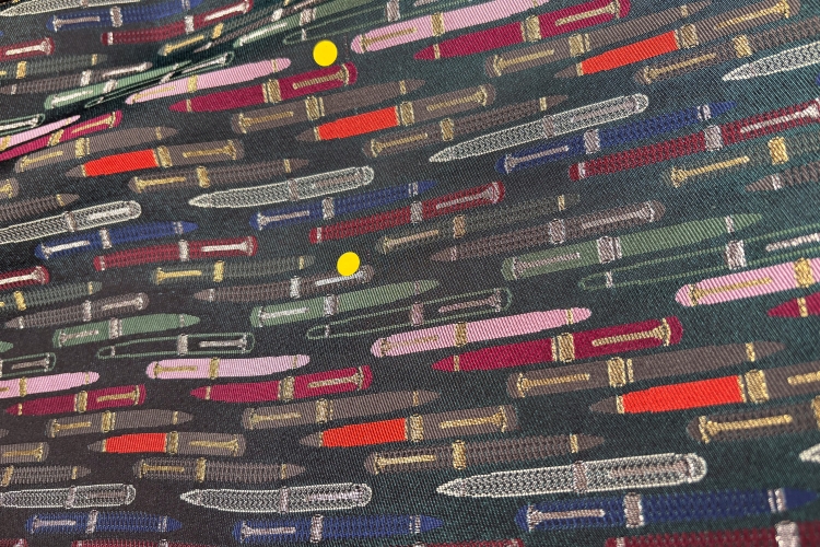 Tissu de soie sur commande